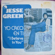 Discos de vinilo: JESSE GREEN - I BELIEVE IN YOU / I HAVE WON YOU BABE (SINGLE ESPAÑOL, EMI 1977). Lote 402478884