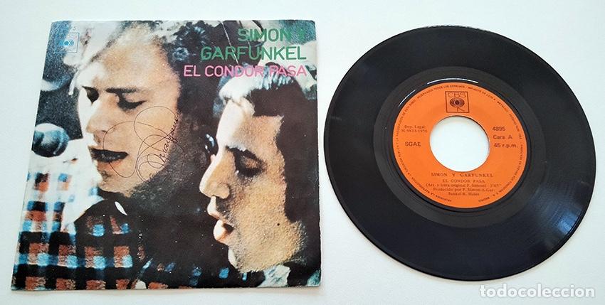 Discos de vinilo: VINILO SINGLE DE SIMON & GARFUNKEL. EL C&Oacute;NDOR PASA. 1970. - Foto 1