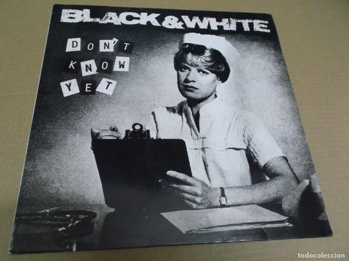 Discos de vinilo: BLACK & WHITE (LP) DONT KNOW YET A&Ntilde;O 1989 - EDICION U.S.A. - Foto 1