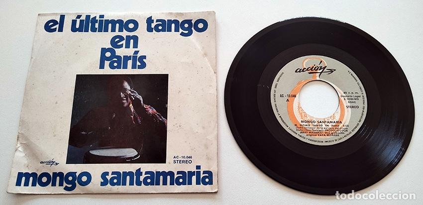 Discos de vinilo: VINILO SINGLE DE MONGO SANTAMAR&Iacute;A. EL &Uacute;LTIMO TANGO EN PAR&Iacute;S. 1973. - Foto 1