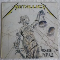 Discos de vinilo: DOBLE LP VINILO METALLICA 1988 ... AND JUSTICE FOR ALL, ED. ESPAÑOLA. Lote 402492179