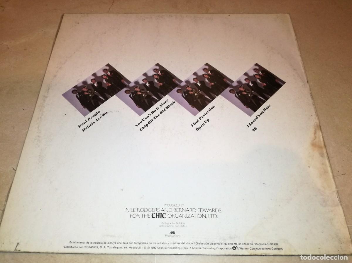 Discos de vinilo: CHIC-REAL PEOPLE-ORIGINAL ESPA&Ntilde;OL 1980 - Foto 2