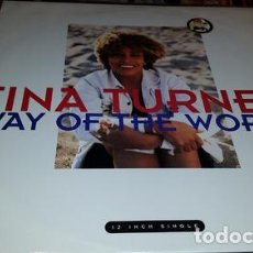 Discos de vinilo: TINA TURNER WAY OF THE WORLD VINILO MAXI GERMANY TEMAZO 1991. Lote 402507804