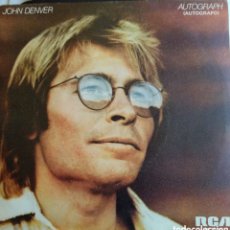 Discos de vinilo: *JOHN DENVER, AUTOGRAFO, SPAIN, RCA,1980, CS.2. Lote 402508264