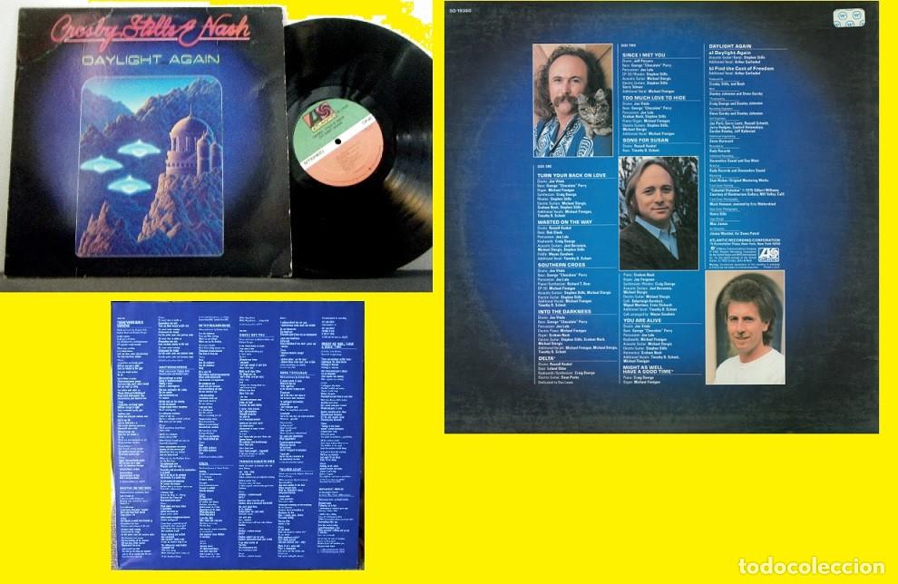 Discos de vinilo: crosby,stills & nash / daylight again, COMPLETA 1&ordf; EDIC ORG USA + ENCARTE, EXC !!!!!!!!!!!