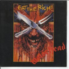 Discos de vinilo: MOTÖRHEAD .- EAT THE RICH SELLO: GWR RECORDS GWR 6 VICTORIA ESPAÑA 1987. Lote 402525579
