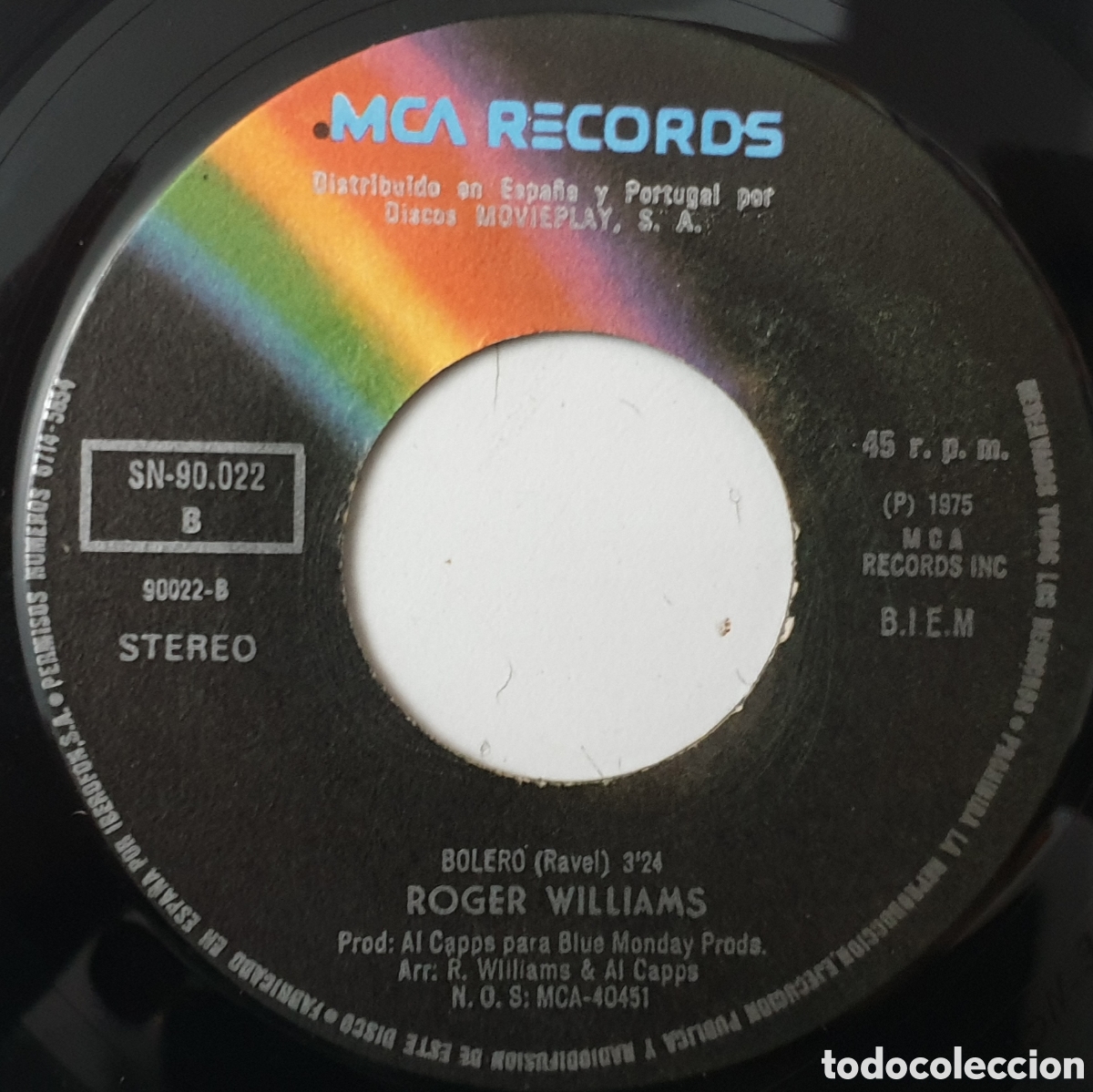 Discos de vinilo: ROGER WILLIAMS - Rollerball BSO (Espa&ntilde;a - MCA - 1975) - Foto 6