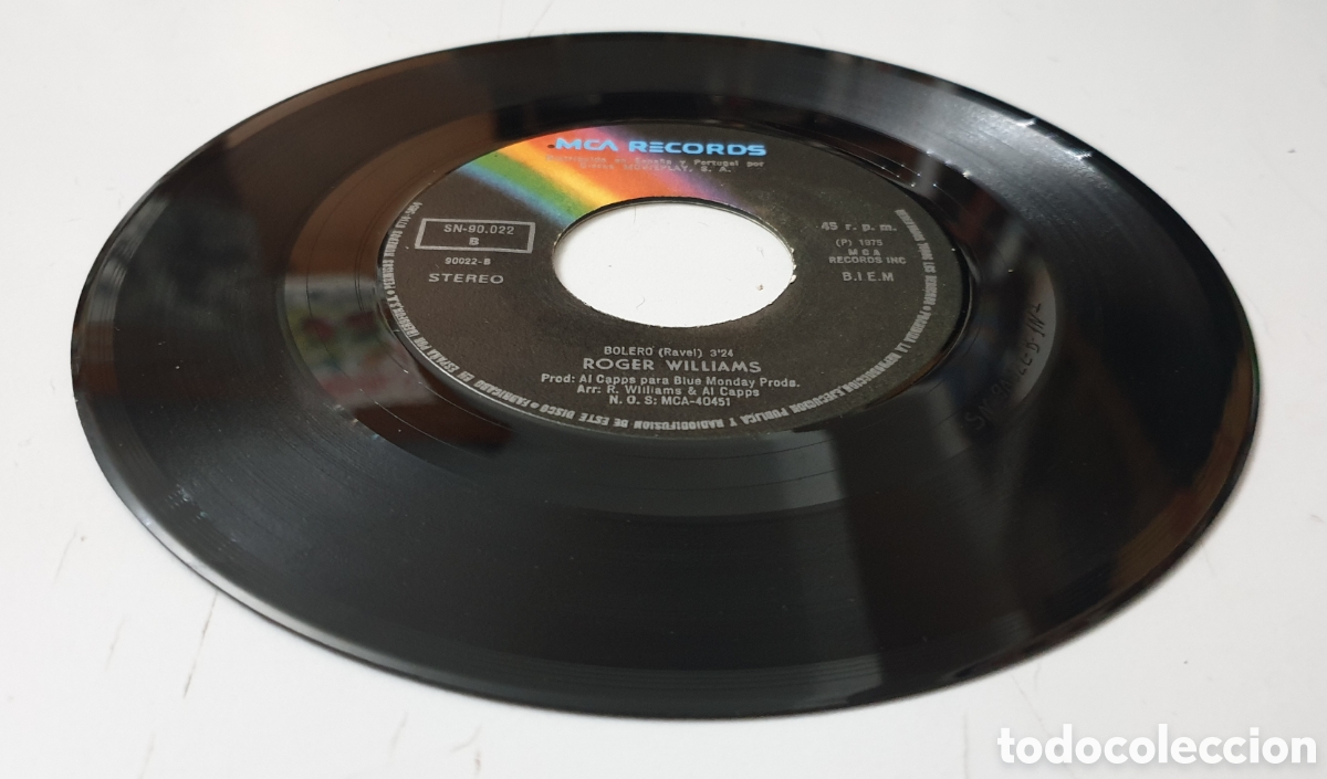 Discos de vinilo: ROGER WILLIAMS - Rollerball BSO (Espa&ntilde;a - MCA - 1975) - Foto 7
