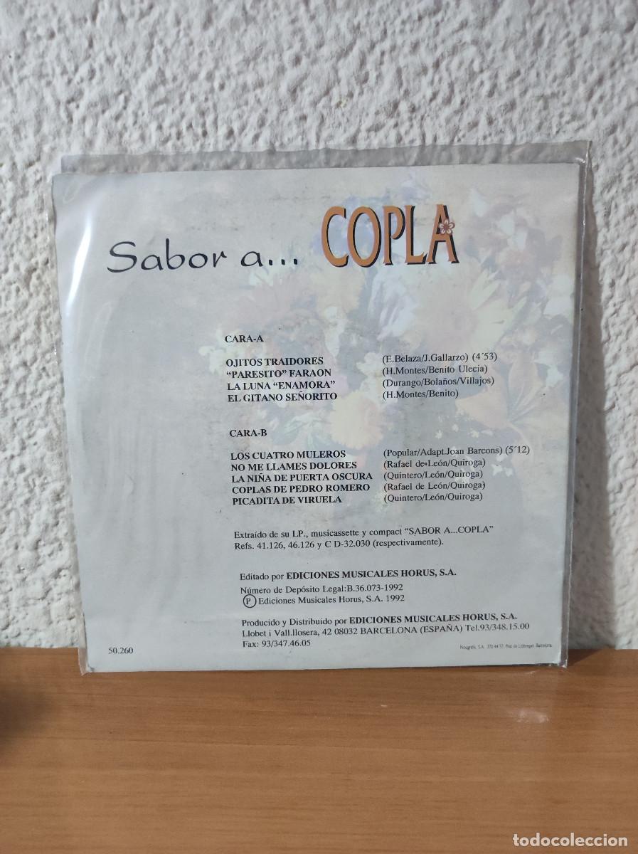 Discos de vinilo: Ediciones Musicales Horus &ndash; Sabor A...Copla - Foto 2