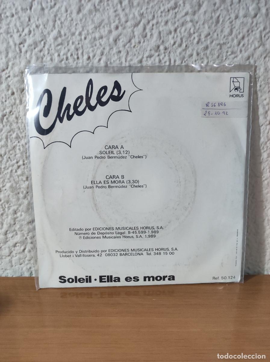 Discos de vinilo: Los Cheles &ndash; Soleil / Ella Es Mora - Foto 2