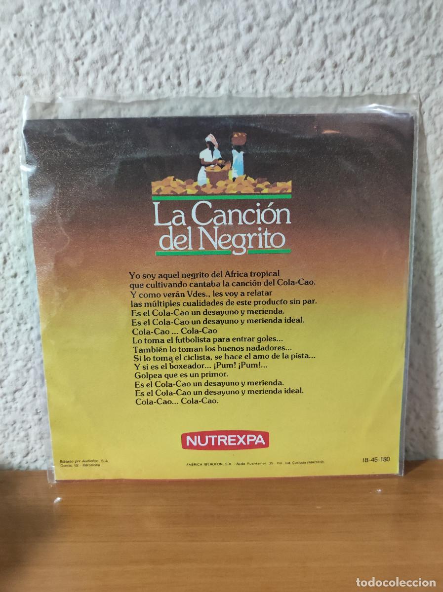 Discos de vinilo: Confidencias Con Nutrexpa - La Canci&oacute;n Del Negrito - Foto 2