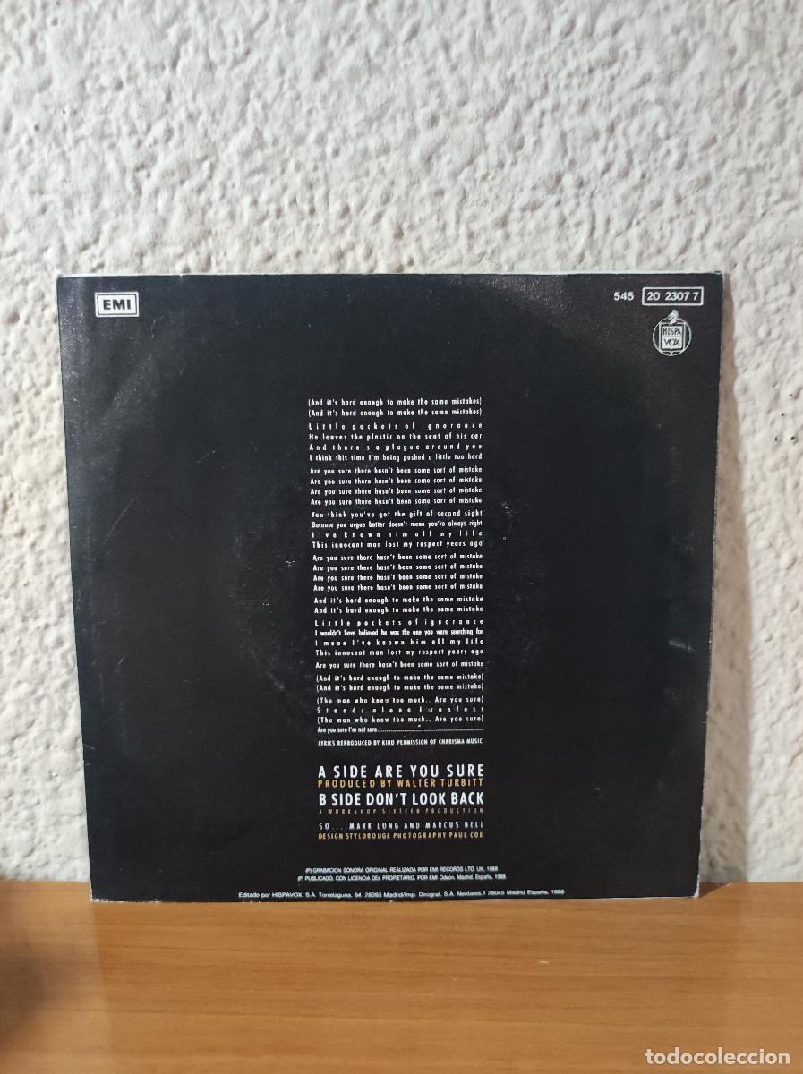 Discos de vinilo: So &ndash; Are You Sure - Foto 2
