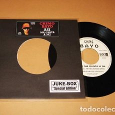 Discos de vinilo: CHIMO BAYO - ASI ME GUSTA A MI (XTA SI, XTA NO) - SINGLE - 1991 - JUKE-BOX. Lote 402539209