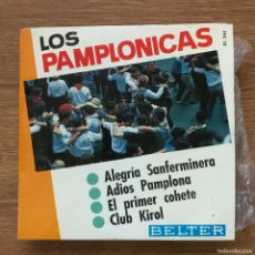 Discos de vinilo: PAMPLONICAS - ALEGRÍA SANFERMINERA - 7” EP BELTER 1966. Lote 402589649