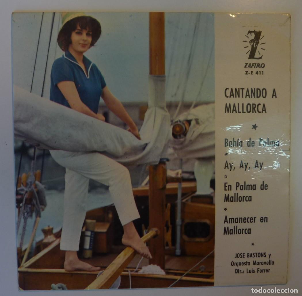 Discos de vinilo: JOSE BASTONS // CANTANDO A MALLORCA+3 // 1963 // EP - Foto 1