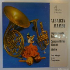 Discos de vinilo: TITO MOYA // ALBAICIN MAMBO+3 // 1969 // EP. Lote 402612344