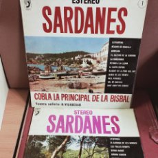 Discos de vinilo: COBLA LA PRINCIPAL DE LA BISBAL - STEREO SARDANAS - LP 1 Y 2.. Lote 402677854