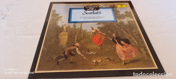 Dischi in vinile: SCARLATTI SONATAS PARA CLAVICEMBALO MAESTROS DE LA MUSICA LP VINILO CLASICA V444