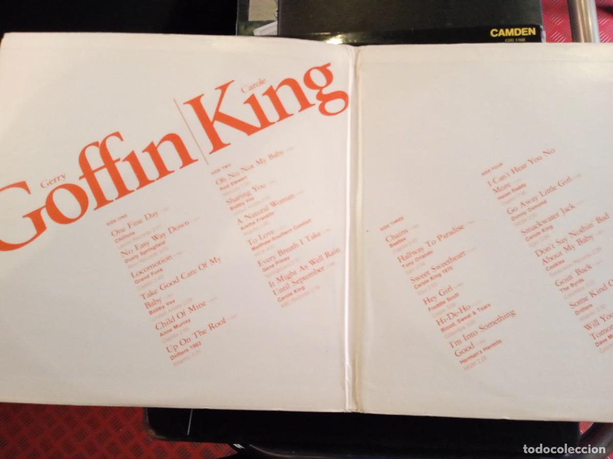 Discos de vinilo: CAROLE KING/ JERRY GOFFIN- SOLID GOLD PROGRAMMING. LP DOBLE. USA. RARO. - Foto 3