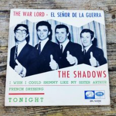 Discos de vinilo: SINGLE THE SHADOWS. THE WAR LORD
