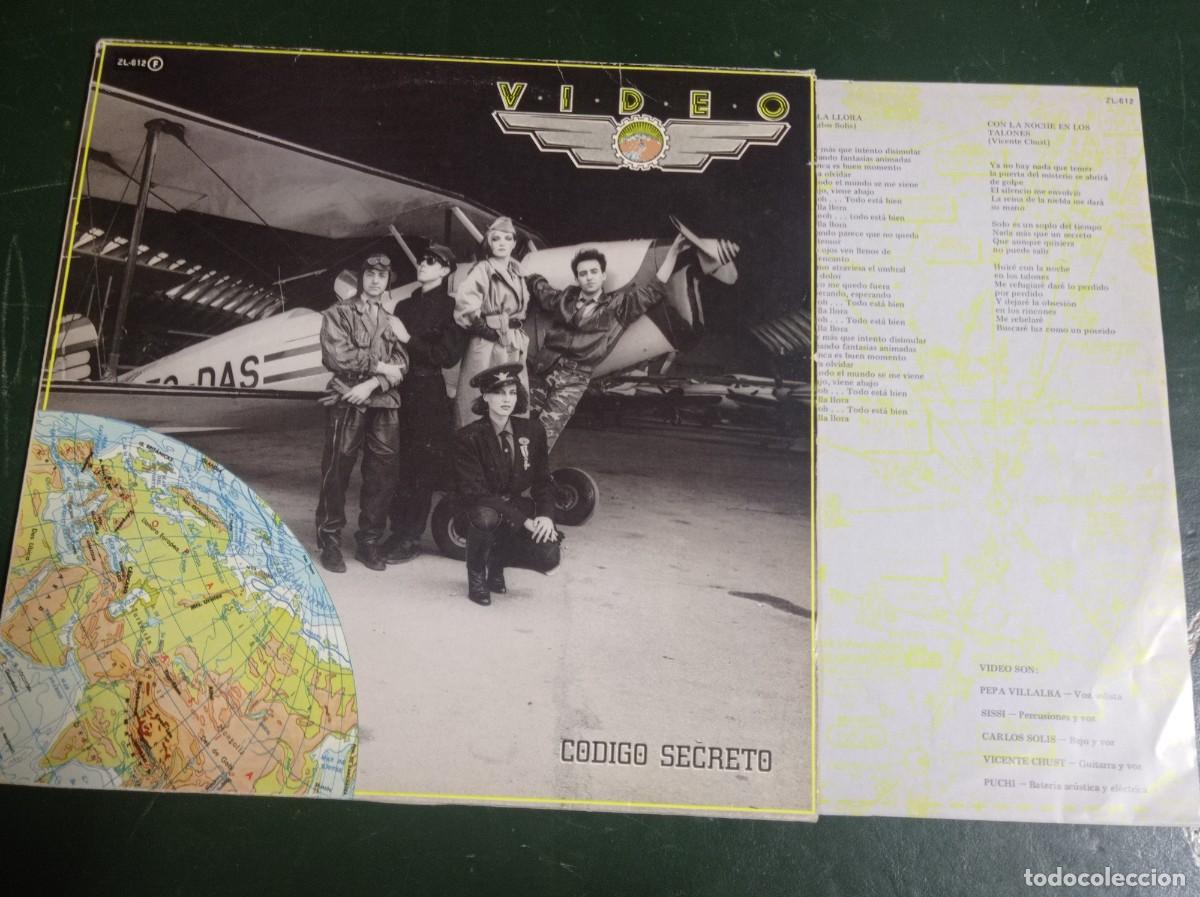 Discos de vinilo: Disco lp v&iacute;deo c&oacute;digo secreto - Foto 1