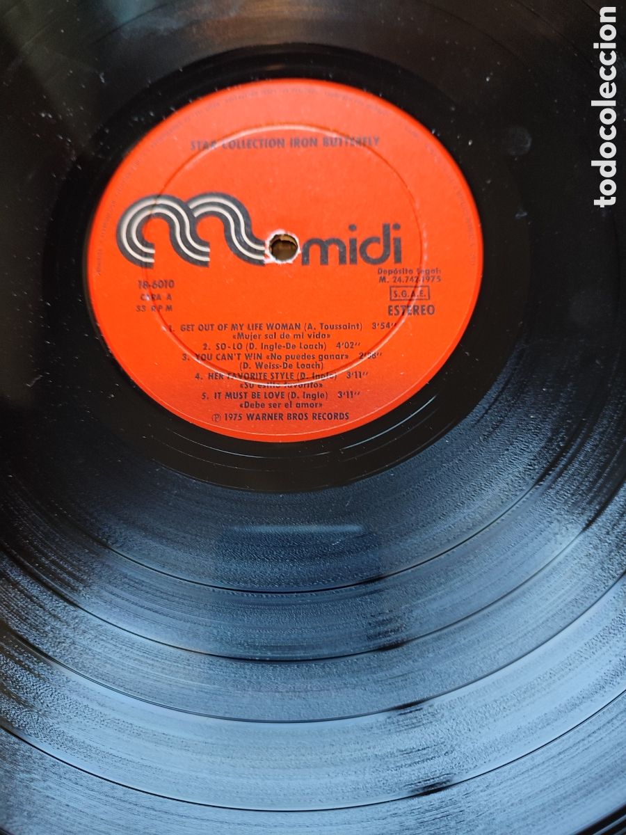 Discos de vinilo: Iron Butterfly - Star Collection - Foto 3