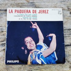 Discos de vinilo: SINGLE LA PAQUERA DE JEREZ. TE TENGO QUE VER LLORAR.