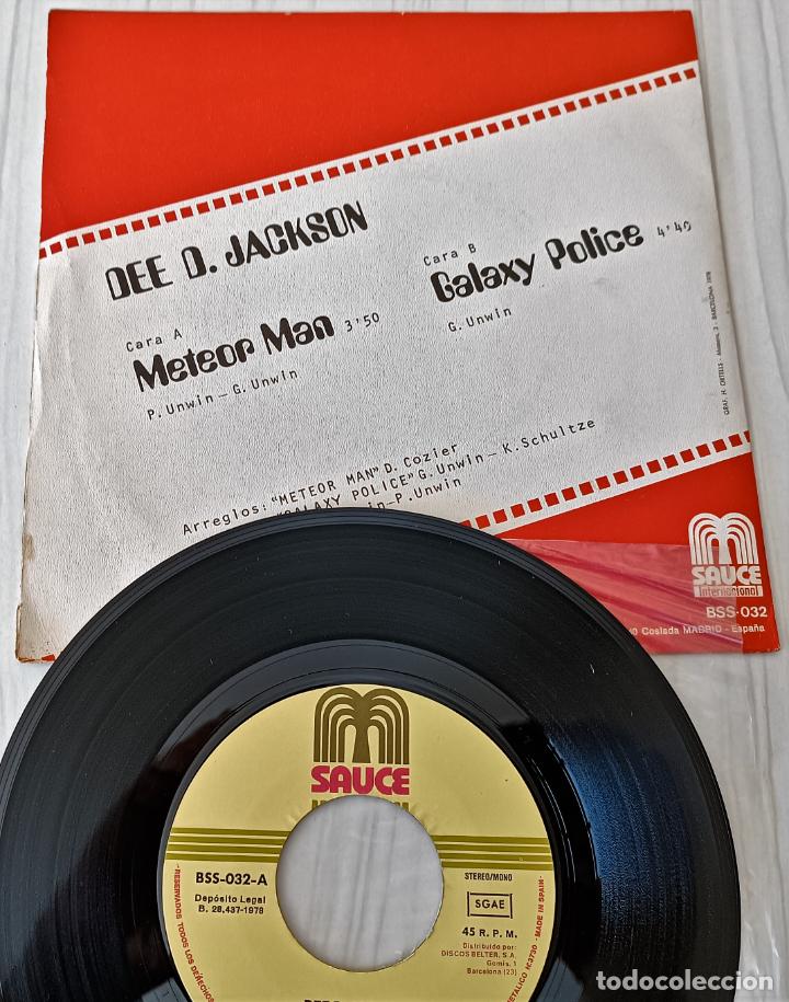 Discos de vinilo: DEE D. JACKSON - METEOR MAN SAUCE - 1978 - Foto 2