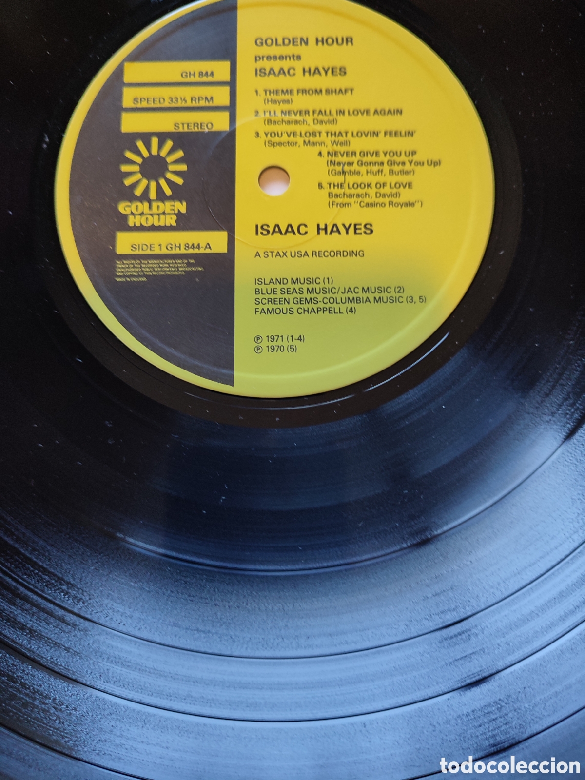 Discos de vinilo: Isaac Hayes - Golden hour present - Foto 3