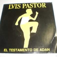 Discos de vinilo: SINGLE LUIS PASTOR. EL TESTAMENTO DE ADÁN. ÁREA CREATIVA 1992 SPAIN (BUEN ESTADO). Lote 402732744