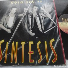 Discos de vinilo: SINTESIS - SOLO SIN TI - MAXI - ESPAÑA-1994-**. Lote 402759684