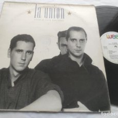 Discos de vinilo: LA UNION - VIVIR AL ESTE DEL EDEN - LP 1988-**. Lote 402760719