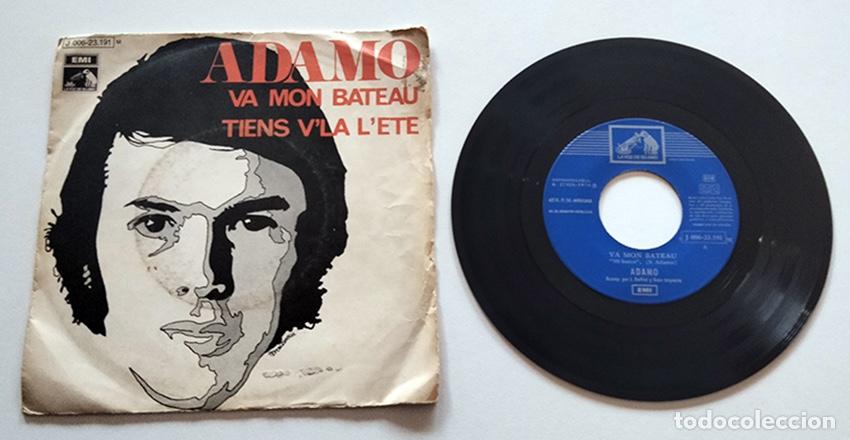 Discos de vinilo: VINILO SINGLE DE ADAMO. VA MON BATEAU. 1970. - Foto 1