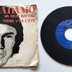 Discos de vinilo: VINILO SINGLE DE ADAMO. VA MON BATEAU. 1970.. Lote 402767524