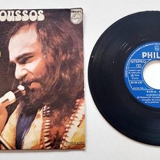 Discos de vinilo: VINILO SINGLE DE DEMIS ROUSSOS. SOMEDAY, SOMEWHERE. 1974.