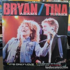 Discos de vinilo: BRYAN ADAMS TINA TURNER ITS ONLY LOVE VINILO LP. Lote 402776454