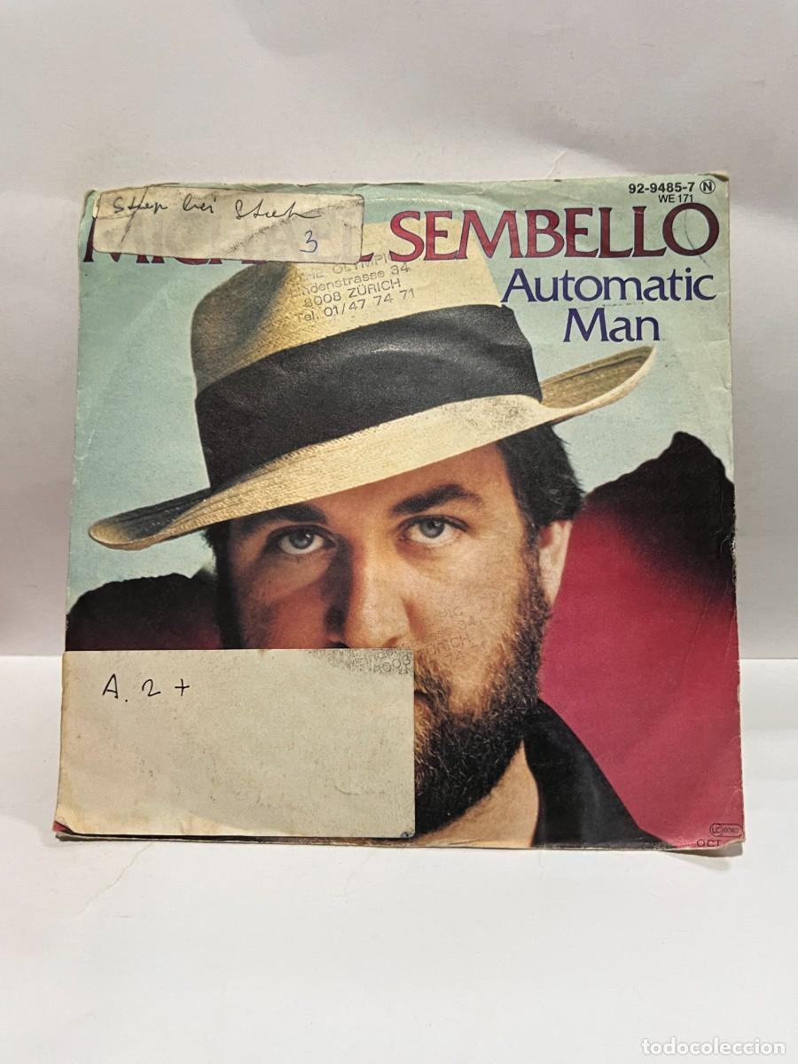 Discos de vinilo: SINGLE - MICHAEL SEMBELLO - AUTOMATIC MAN / SUMMER LOVERS - WB RECORDS - MADRID 1983 - Foto 1