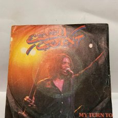 Discos de vinilo: SINGLE - EDDY GRANT - MY TURN TO LOVE YOU / FEEL THE RHYTHM - ICE - MADRID 1980. Lote 402897549