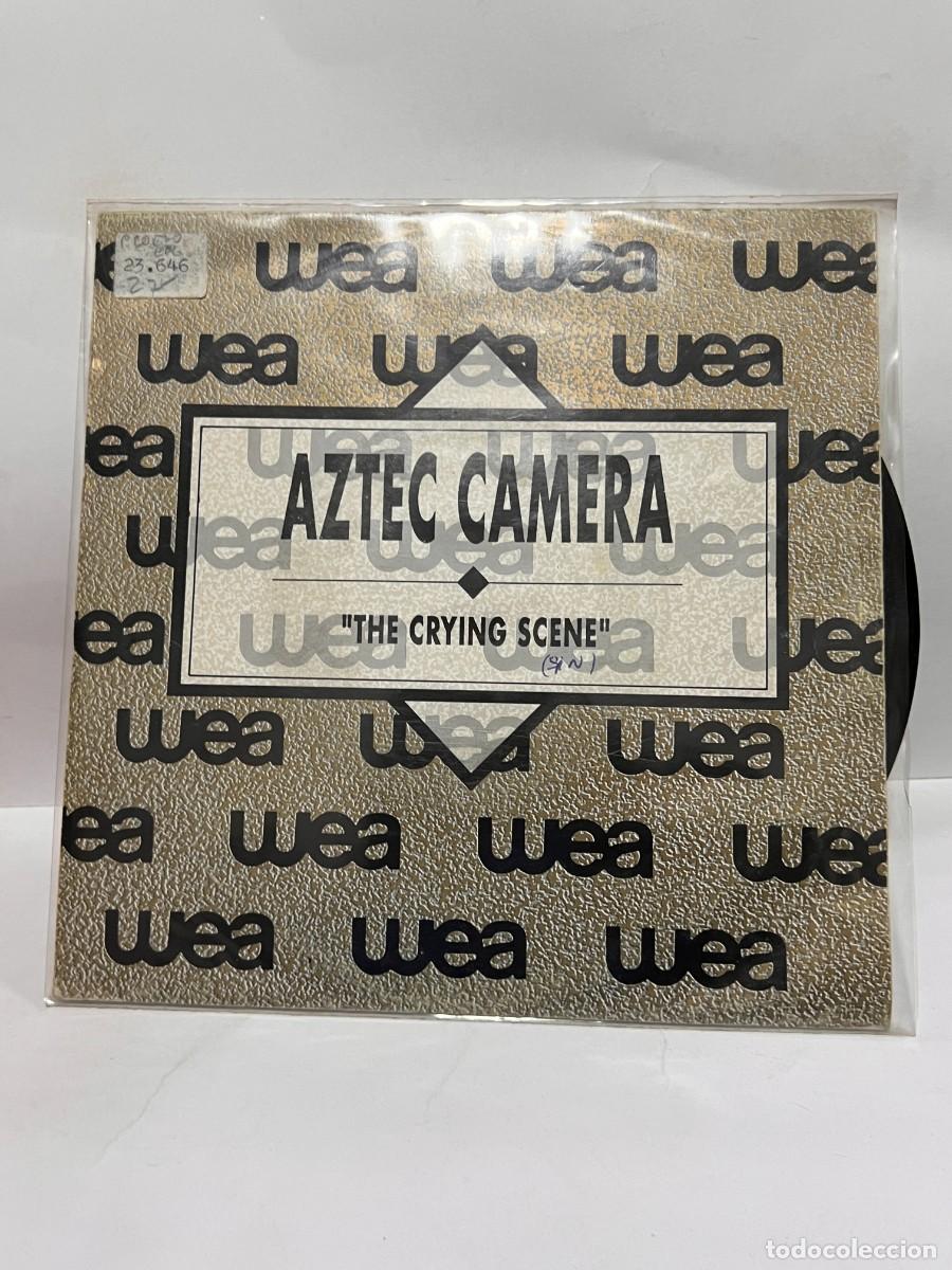 Discos de vinilo: SINGLE - AZTEC CAMERA - THE CRYING SCENE - WEA RECORDS - MADRID 1990 - Foto 1