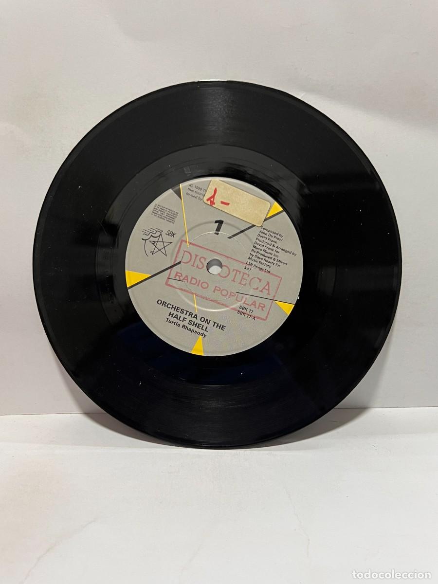 Discos de vinilo: SINGLE - ORCHESTRA ON THE HALF SHELL - TURTLE RHAPSODY / TURTLE POWER - SBK - 1990 - Foto 2