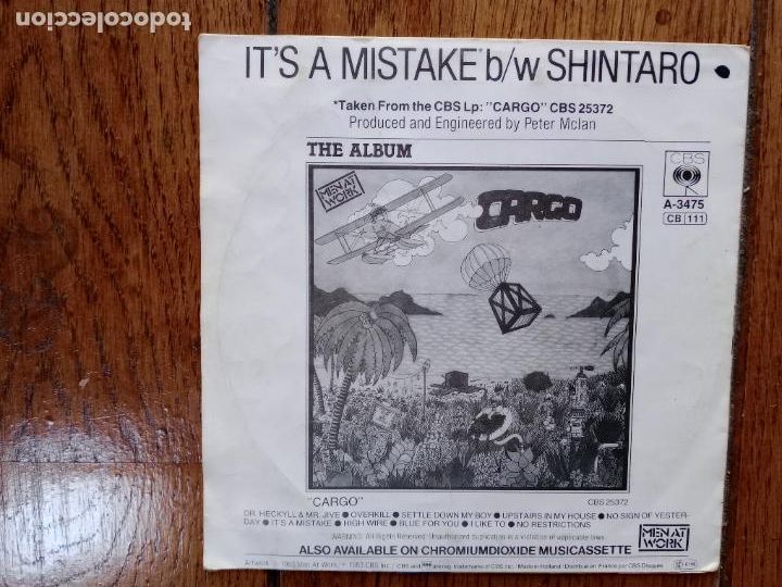Discos de vinilo: Men at work - its a mistake + shintaro - Foto 2