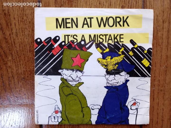Discos de vinilo: Men at work - its a mistake + shintaro - Foto 1