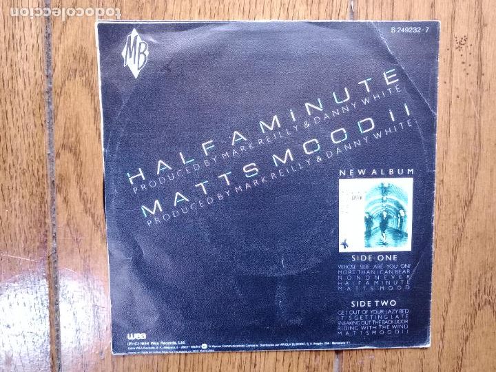 Discos de vinilo: Matt Bianco - half a minute + Matts mood! - Foto 2