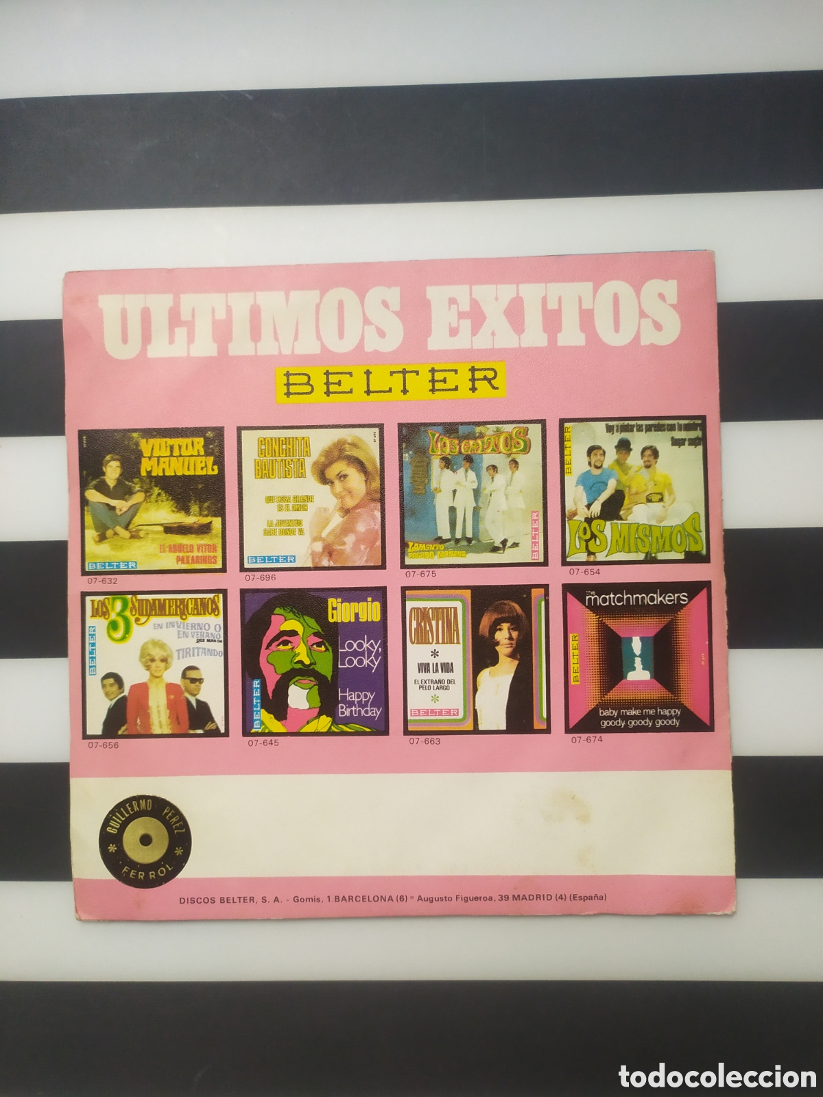 Discos de vinilo: Single Los Valldemosa. Fiesta / Balada del maderero - Foto 2