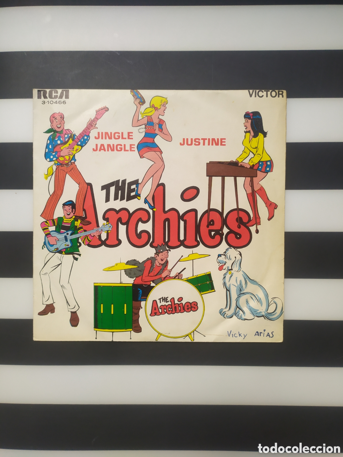 Discos de vinilo: Single The Archies. Jingle Jangle / Justine - Foto 1