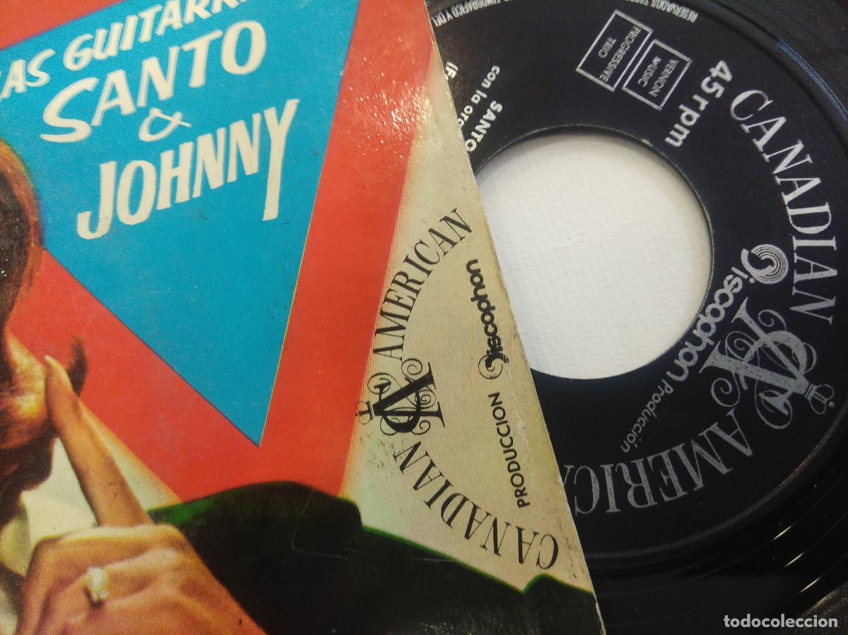 Discos de vinilo: SANTO Y JOHNNY/HOP SCOTCH/SINGLE. - Foto 2