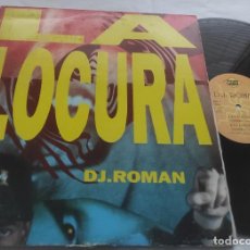 Discos de vinilo: DJ ROMAN ‎– LA LOCURA-MAXI-ESPAÑA-**. Lote 403005819