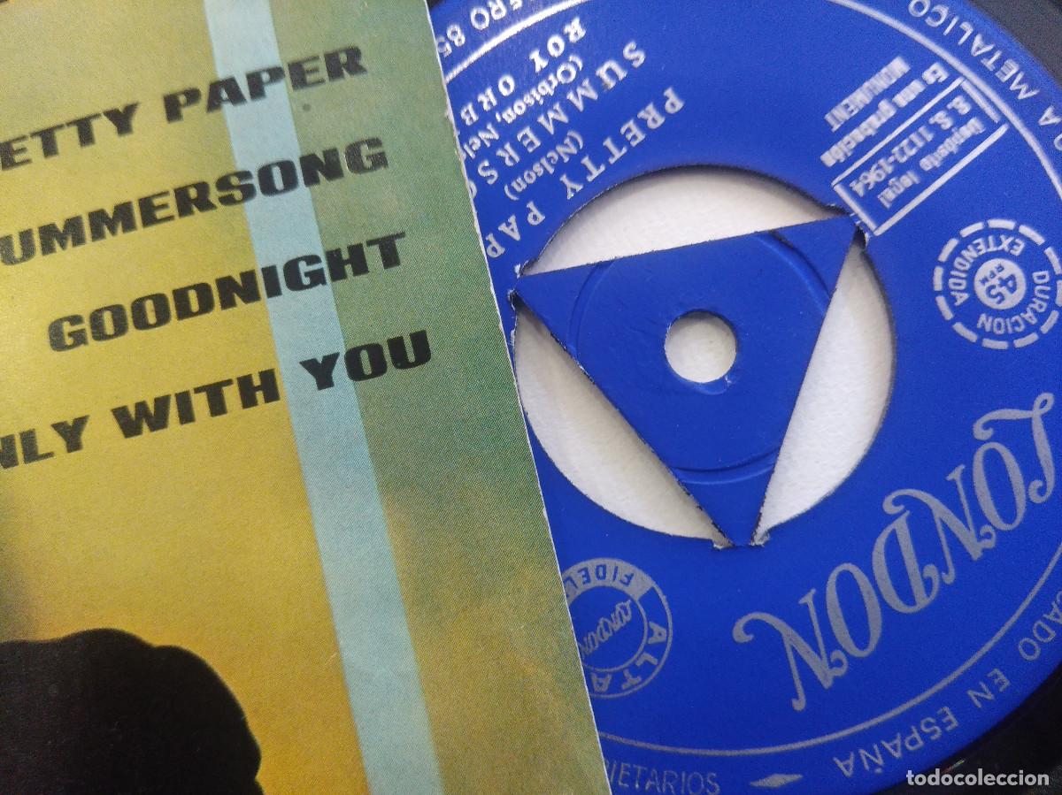 Discos de vinilo: ROY ORBISON/PRETTY PAPER/SINGLE. - Foto 2