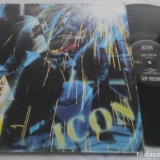 Discos de vinilo: ICON ‎– GET ON UP-MAXI-ESPAÑA-**. Lote 403013499