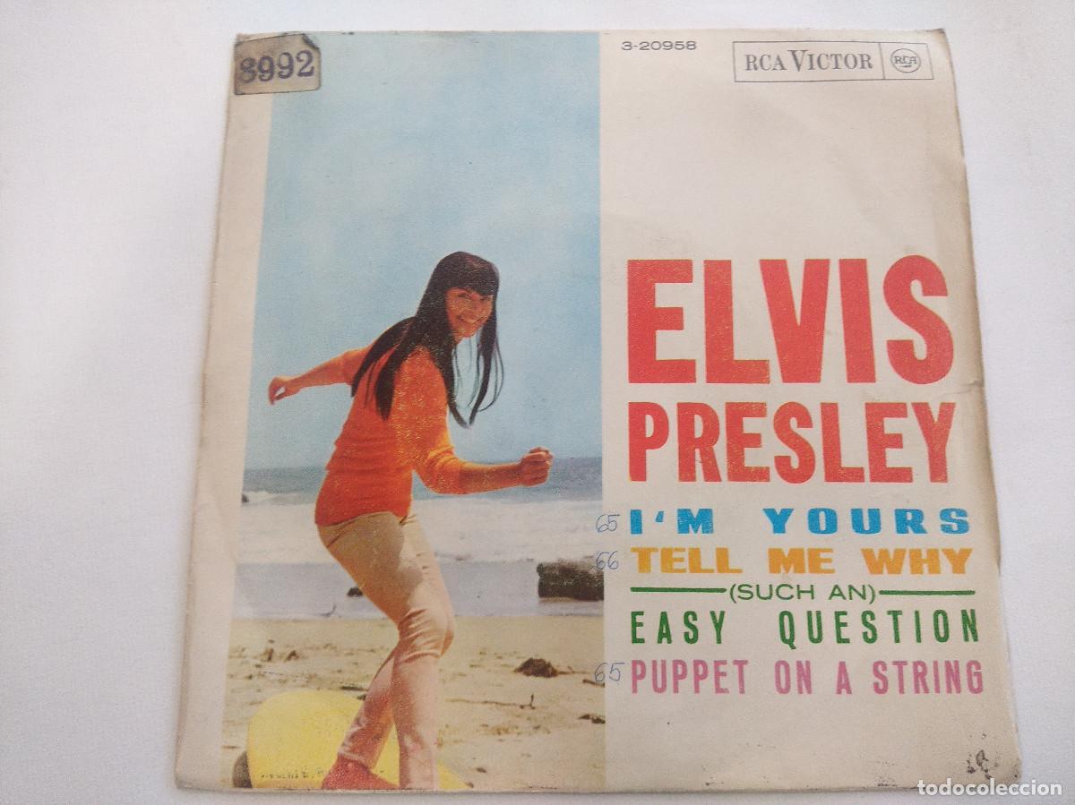 Discos de vinilo: ELVIS PRESLEY/IM YOURS/SINGLE. - Foto 1